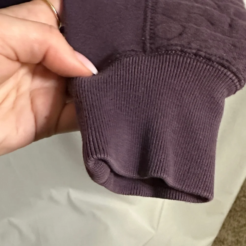 Nike Men's Dark Purple Quilted Sweater